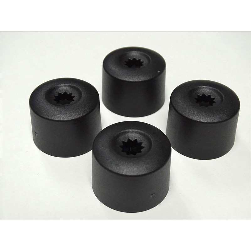 Partsdealers Round Type Wheel Nut Covers for VW Arteon Beetle