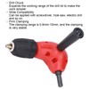 Drill Chuck Keyless 90 Degree 9.3mm Round Handle 0.8‑10mm Clamping