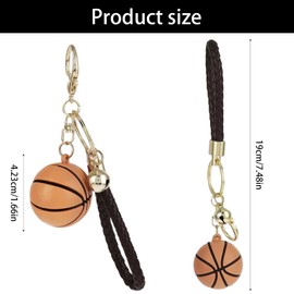 MisFun Car Key Fob, Universal Keychain Holder, Microfibre Leather Car Key Fob, 360 Degree Rotation, with Anti Loss D Ring, Screwdriver, for Car Keys, a