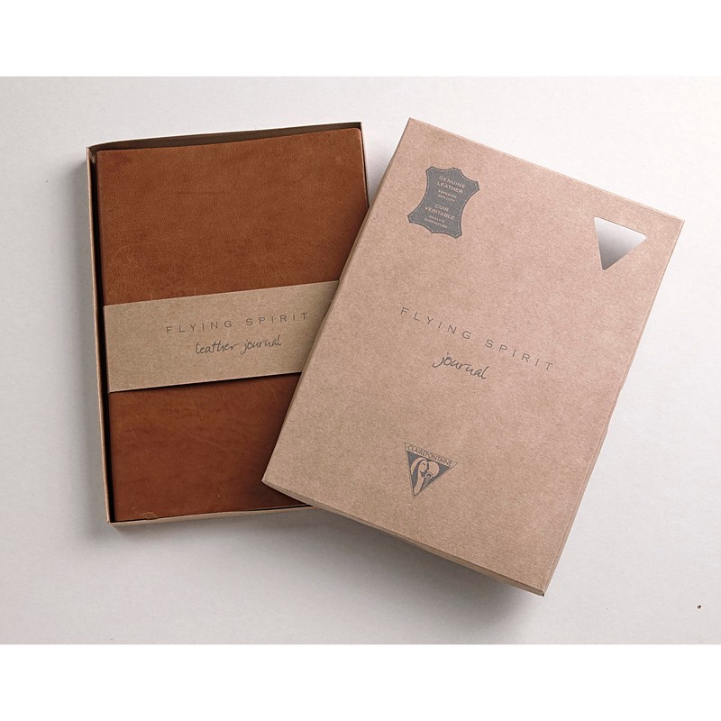 Clairefontaine Flying Spirit 106946C Book Cover Leather 14.8 x 21