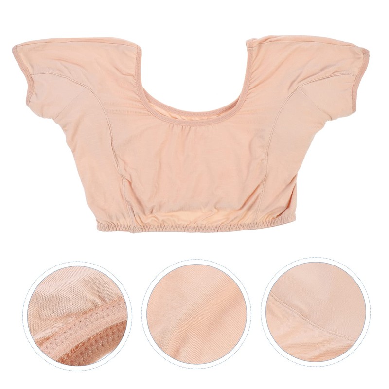 FOMIYES Men's Underarm Vest Sweat-Absorbent Vest Cotton Armpit Pads for