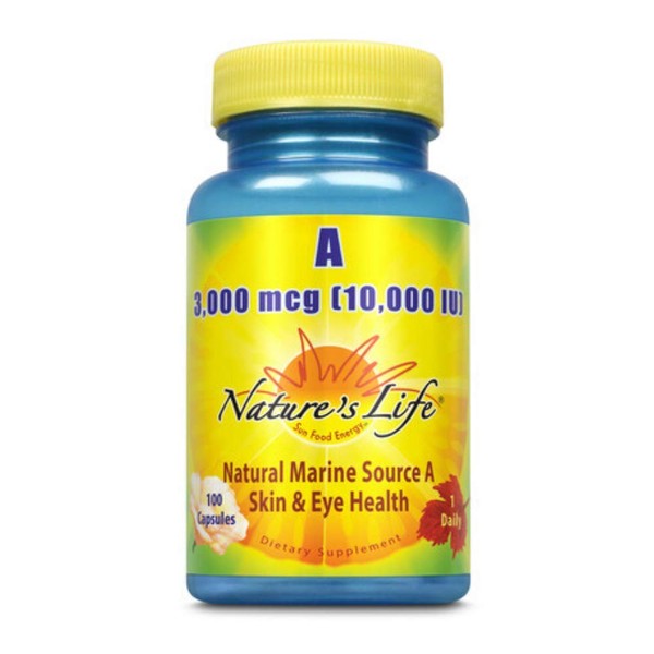 Nature's Life Vitamin A 10,000 IU | 100 ct