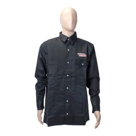 Lincoln Electric Black Large Flame-Resistant Cloth Welding Shirt
