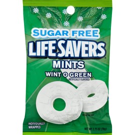 LifeSavers Wint-O-Green Hard Candy, No Sugar (Pack of 2)