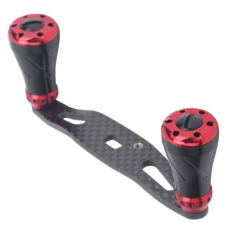 85MM Fishing Reel Handle Grip Carbon Metal Baitcasting Reel Left