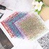 MECCANIXITY 1Pcs White Glitter Acrylic Sheets 1/8" Thickness 12"x8" Transparent