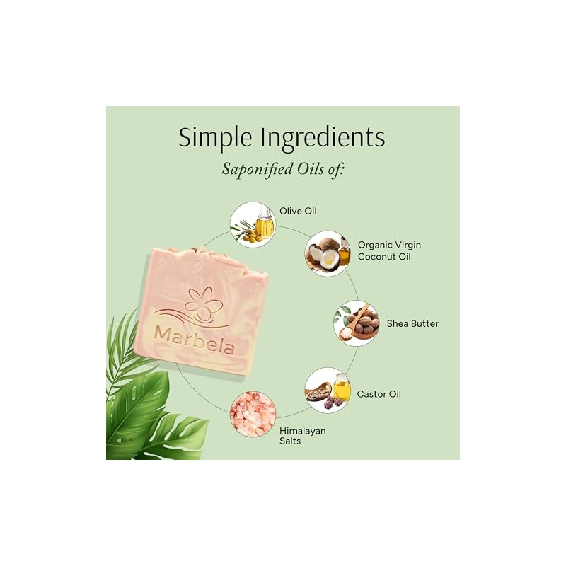 Marbela- Jabón artesanal de cosméticos - Himalayan Salts Springs -