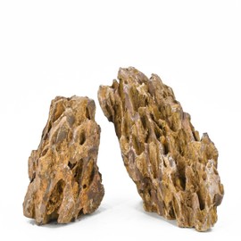 Unocho Dragon Stone Rock Aquariums Decoration Aquascaping Stone 2-4 inches for Aquariums Landscaping Model Tank Decoration-5LB