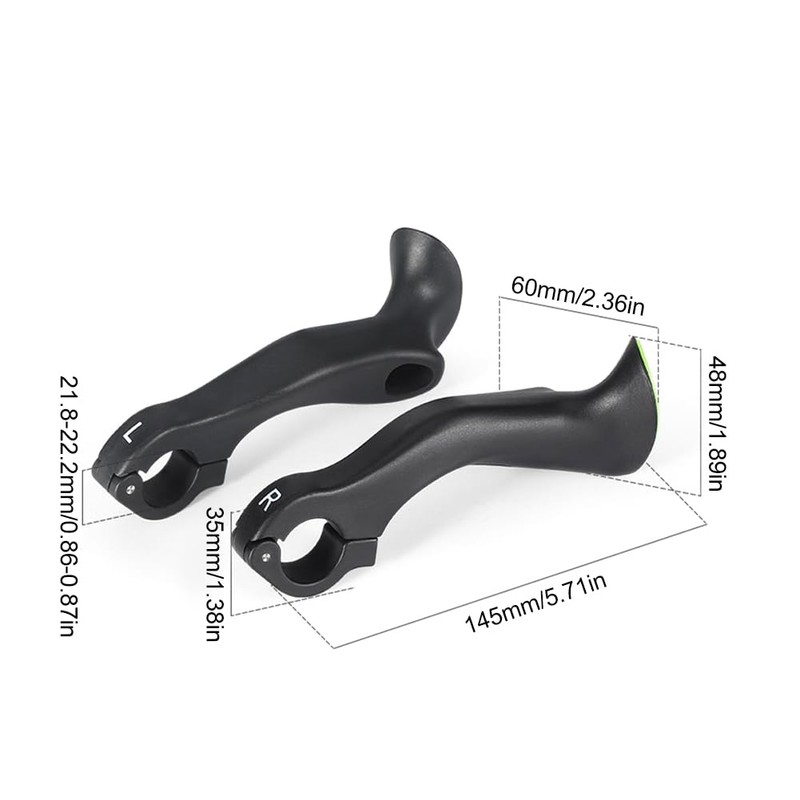 YOUNICE Ergonomic Bicycle Handlebar End Grip 21.8-22.2 mm Handlebar Grip