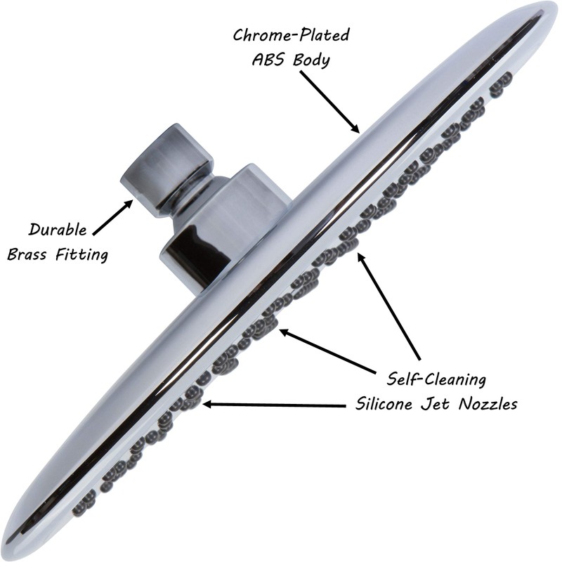 Waterfall Showerhead - 9 Inch Large Overhead Rain Shower Head