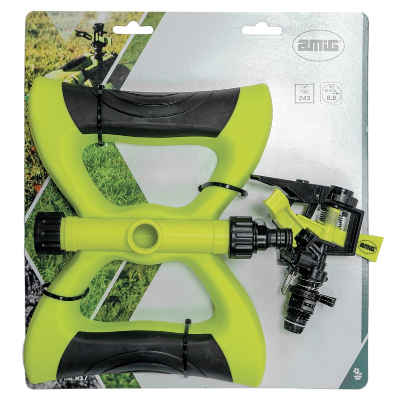 Amig - Sectoral sprinkler with skate base, 190 x 240
