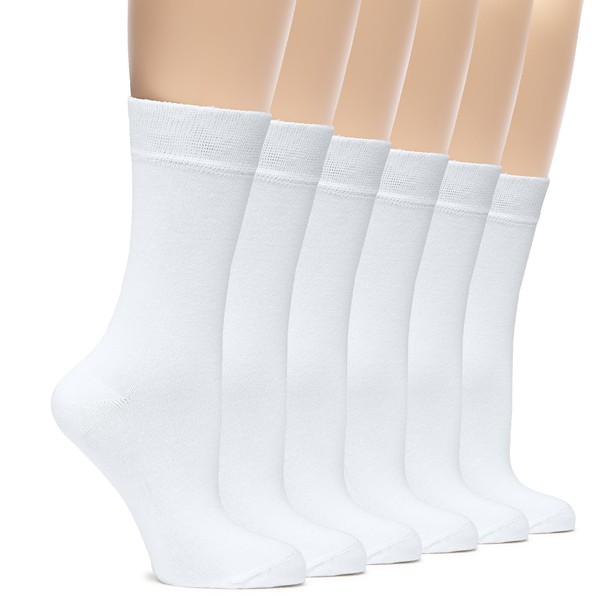 Hugh Ugoli Womens Rayon derived from Bamboo Dress Socks, Crew