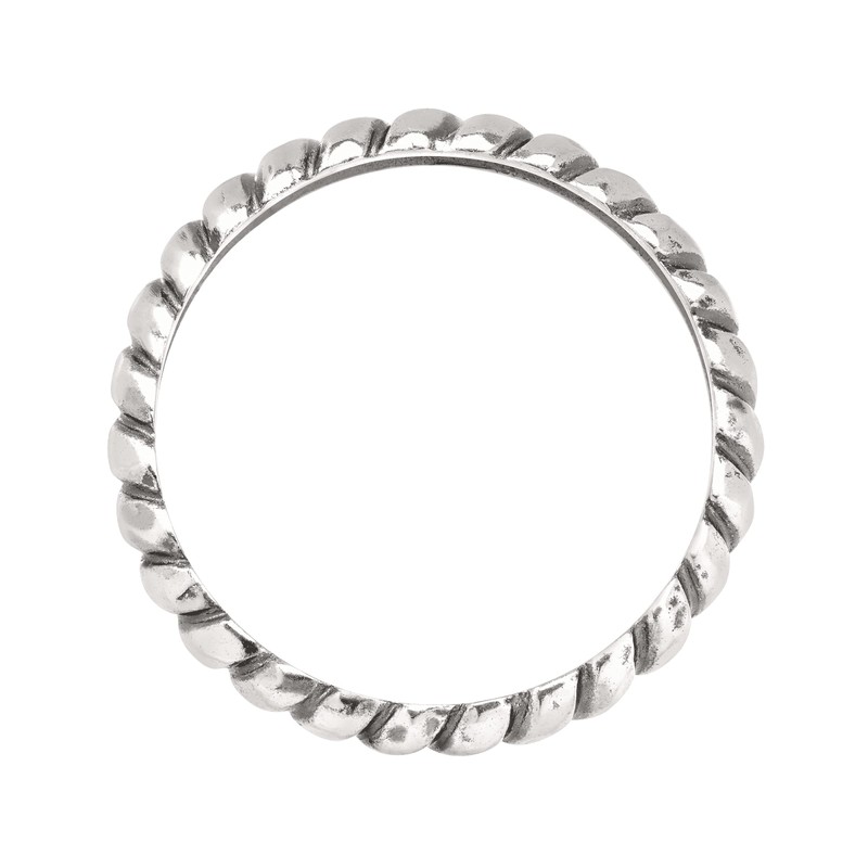 Silpada 'Belle Fleur' Twisted Stacking Ring in Sterling Silver, Size