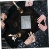 Ciieeo 1 Set Tarot Cloth Flannel Altar Tablecloth for Divination