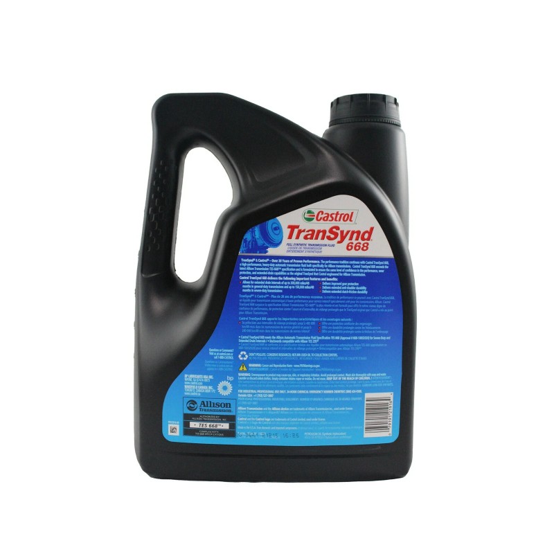 Castrol TranSynd TES 668 Full Synthetic Transmission Fluid, 1 Gallon