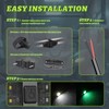 UTV Dome Light, YCHOW-BEAM 12V Universal Roll Bar Mount LED