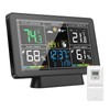 Wireless Weather Station, Wireless Hygrometer Thermometer with Colour Display, Indoor