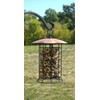 Songbird Essentials Copper Roof Suet Log Feeder