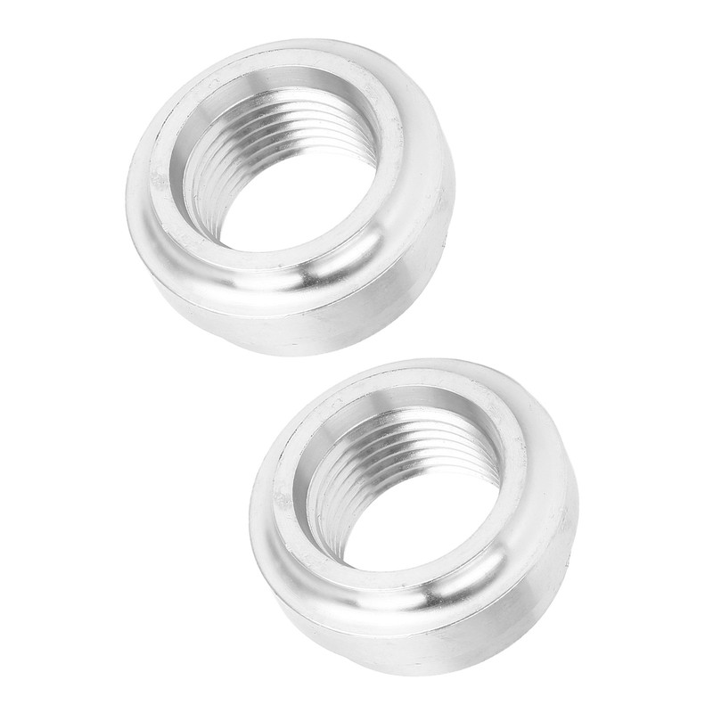 2Pcs FemaleThreaded Joint 8AN Car Liquid Flange Welding Aluminum Threaded