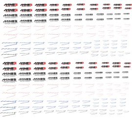 Hot Wheels 1/64 MINES RACING Waterslide Decals  MADE IS THE USA