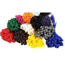 Pack of 100 Cable Ties Red 300 mm x 4.8 mm Craftsman Quality Cable Ties Short 30 cm 22.2 kg Tensile Force