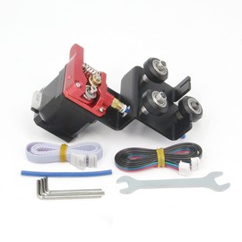 Befenybay - Kit de soporte de extrusora directa para impresora 3D con motor paso a paso fácil de imprimir filamento flexible para Creality Ender-3, Ender 3 Pro, CR-10, CR-10S (kit de placa de soporte con motor)