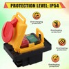 Comphic KJD12 16A 250V Electromagnetic Switch with Magnetic Button Undervoltage