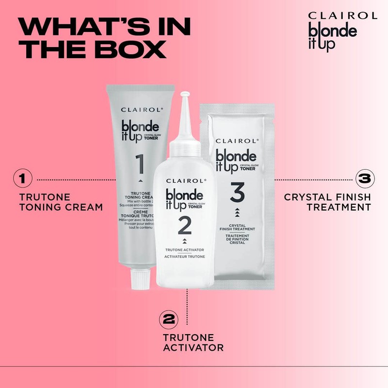 Clairol Blonde It Up Crystal Glow Toner Kit - Rose