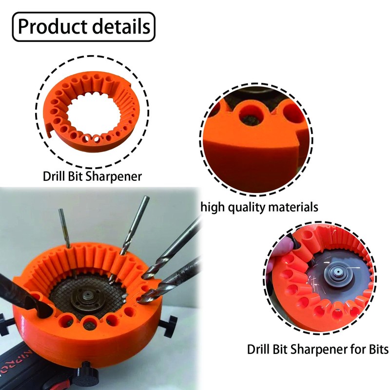 Drill Sharpener, Drill Bit Sharpeners, Drill Bit Sharpener for Grinder,