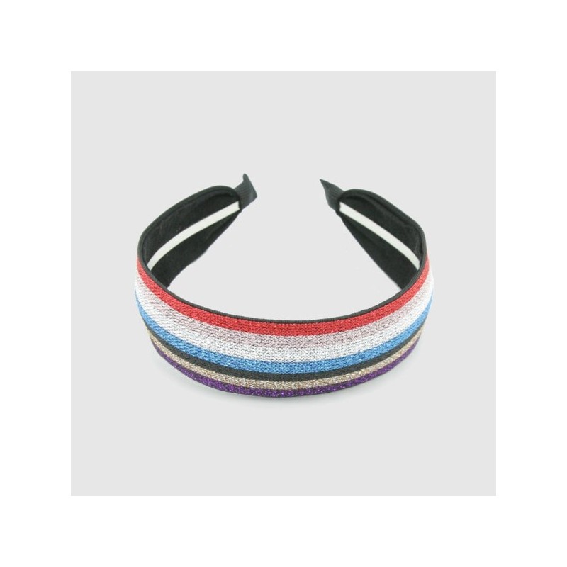 Lala 라라 트윙클 스트라이프 헤어밴드 P-레드(LALAH078) Lala Twinkle Stripe Hairband