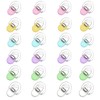 Potanro Colorful Plastic Binding Clips 24 Pcs Papers Files Materials