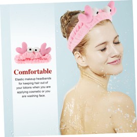 Ipetboom 3pcs Elastic Beauty Headband Face Wash Headcover Skid-headwrap Women Hair Accessory Party Headband Hairband Wrap for Women Makeup Hair Accessory Soft Comfortable Adorable Design