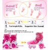 Quad Roller Skates for Kids Girls with Adjustable Size (Age