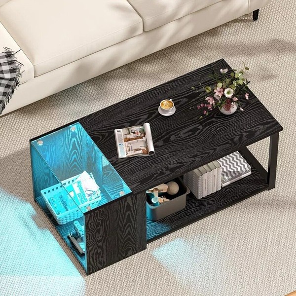 SOROGRA Coffee Table for Small Living Room Modern Center Tables