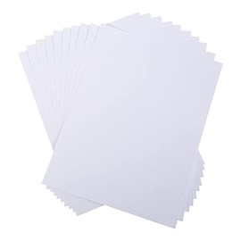 MasterVision FM1615 Data Card Replacement Sheets, 8.5 x 11 Inches Perforated Sheets, White, 10 Sheets