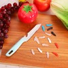 uxcell 100Pcs Blade Knife Tip Protector Cover Plastic Knife Guard
