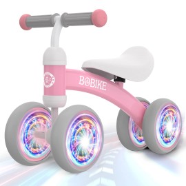 Baby Balance Bike Toys for 12-36 Months Kids Toy Boy and Girls Gifts Toddler Best First Birthday Gift (Pink)Color: Pink, Size: 10 inch