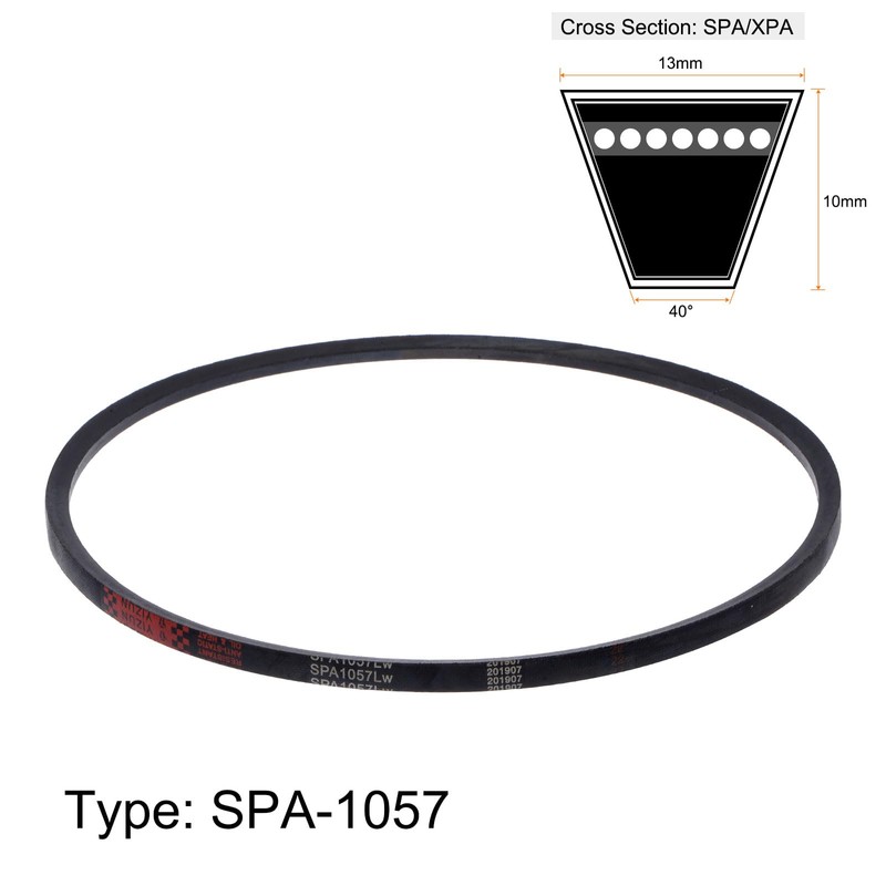 sourcing map SPA-1057 V-Belts Drive Belt 1057mm Pitch Girth 13mm
