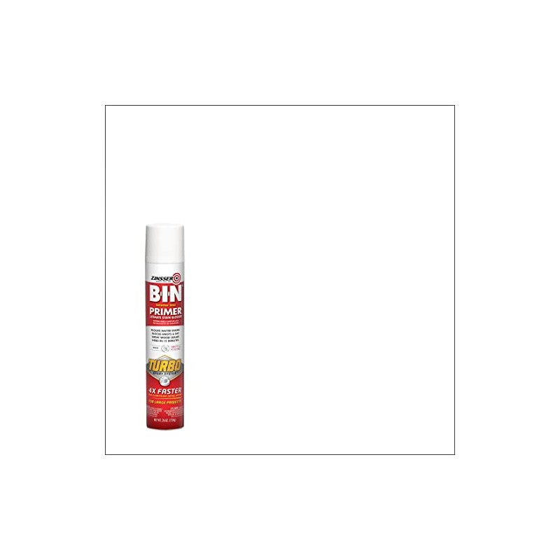 Zinsser 356880-6PK B-I-N Primer Turbo Spray System, 26 oz, White,