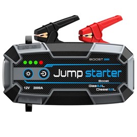 Car Battery Jump Starter, Portable Emergency Power Pack 2000A PD 100W 38.48WH IP 67