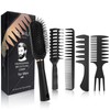 DUAIU Men's Hair Brush, Men's Styling Set, 5 Pieces Hair