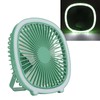 Desktop Fan Power Adjustable Low Noise Rechargeable Mini Portable Vertical
