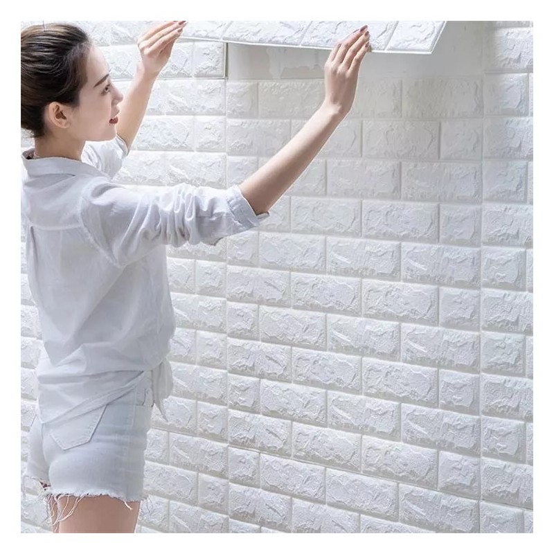 Liven Home & Decor 20 Papel Tapiz 3d Vinilo Ladrillo
