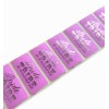 35 x Bright Pink Bride Squad Labels with Shiny Gold