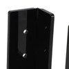 4Pcs Black Acrylic Skateboard Wall Mount Rack Skateboard Wall Hanger