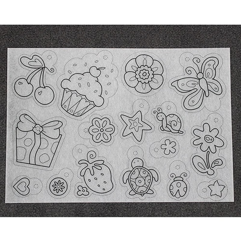 ANCLLO 8 Pieces Plastic Shrink Wrap for Creative Shrink Wrap