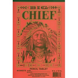 Big Chief Writing Tablet, Primary Grades, Springfield, 8 X 12 Inch, 48 Sheets