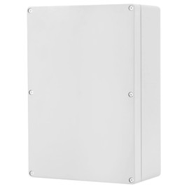 Lwuey Junction Box, 263 x 185 x 95 mm Junction Box, Waterproof IP65 Junction Box, ABS Plastic Connection Boxes, Electrical Project Housing, Wiring Distribution Box, Surface-Mounted