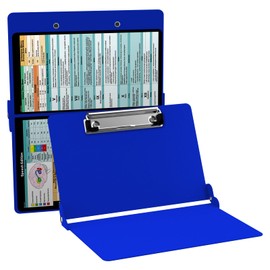 Whitecoat Clipboard® - Speech Language Pathology Edition (Blue, Bifold)