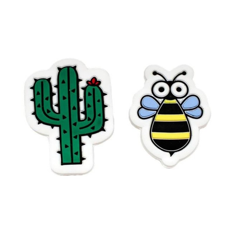 GAMMA Nature Tennis Dampener - Cactus & Bee - 2-Pack